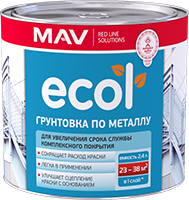 Грунтовка ECOL по металлу ГФ-021